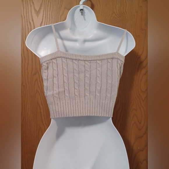 2pc gray cable knit sweater set - Picture 12 of 14